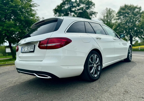 Mercedes-Benz Klasa C cena 56900 przebieg: 198000, rok produkcji 2014 z Racibórz małe 121